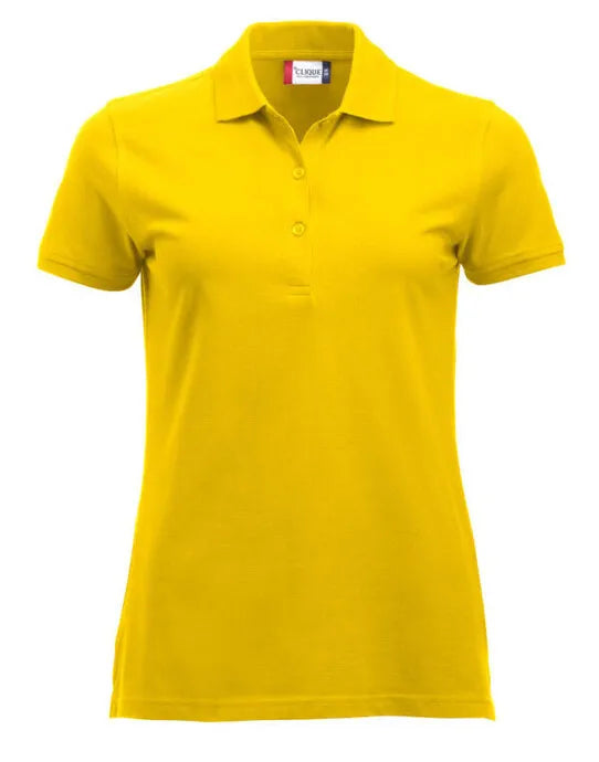 Clique - Short Sleeve Classic Marion - Lemon - Customisable POLO SHIRTS