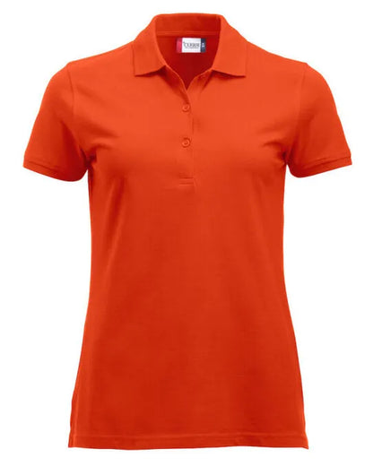 Clique - Short Sleeve Classic Marion - Blood Orange - Customisable POLO SHIRTS