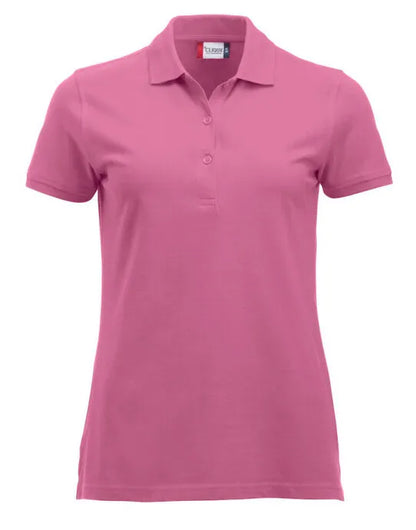 Clique - Short Sleeve Classic Marion - Bright Pink - Customisable POLO SHIRTS