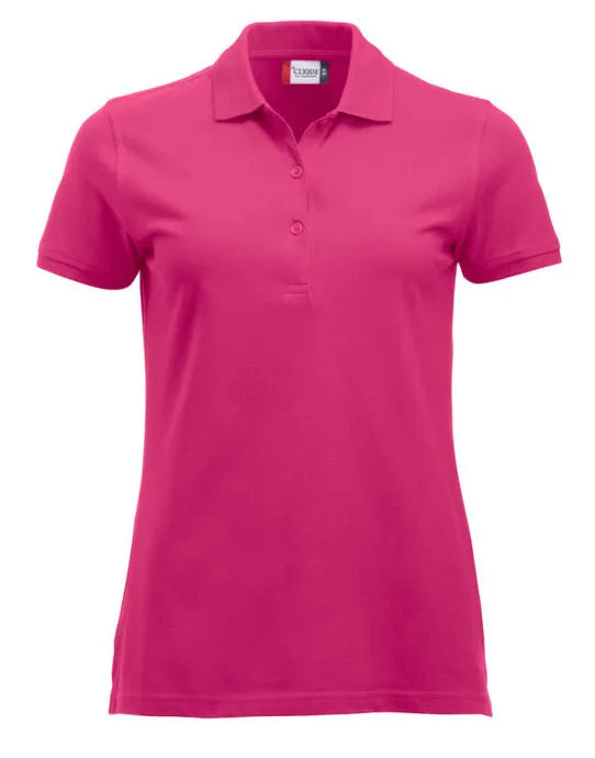 Clique - Short Sleeve Classic Marion - Bright Cerise - Customisable POLO SHIRTS
