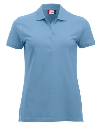 Clique - Short Sleeve Classic Marion - Light Blue - Customisable POLO SHIRTS