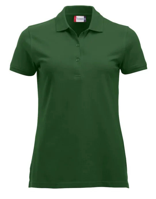 Clique - Short Sleeve Classic Marion - Bottle Green - Customisable POLO SHIRTS