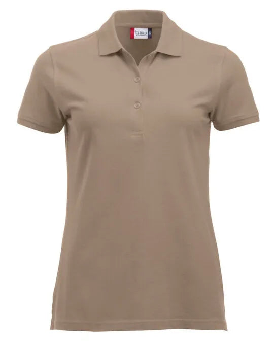 Clique - Short Sleeve Classic Marion - Caffe Latte - Customisable POLO SHIRTS
