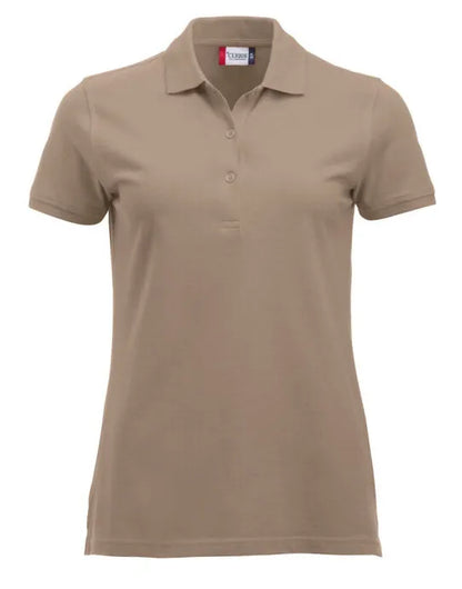Clique - Short Sleeve Classic Marion - Caffe Latte - Customisable POLO SHIRTS