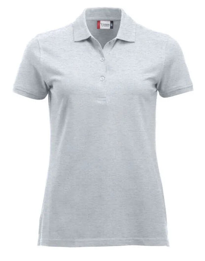 Clique - Short Sleeve Classic Marion - Ash - Customisable POLO SHIRTS