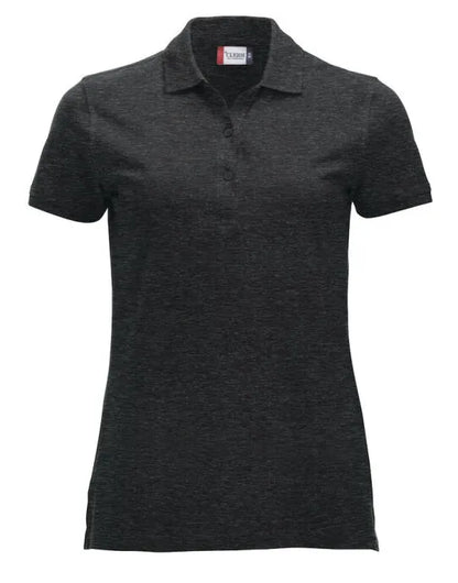 Clique - Short Sleeve Classic Marion - Anthracite Melange - Customisable POLO SHIRTS