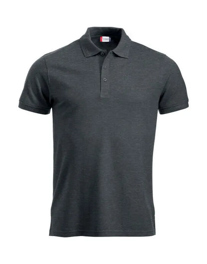 Clique - Manhattan Polo - Anthracite Melange - Customisable POLO SHIRTS