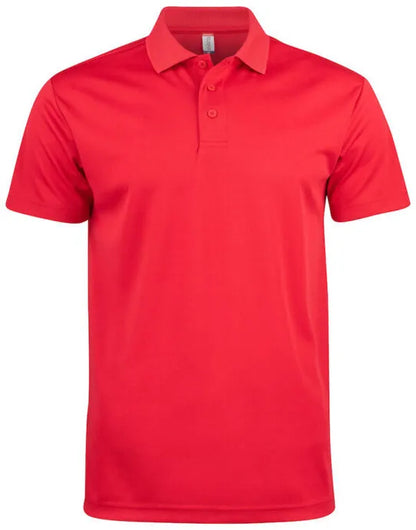 Clique - Basic Active Polo - Red - Customisable POLO SHIRTS