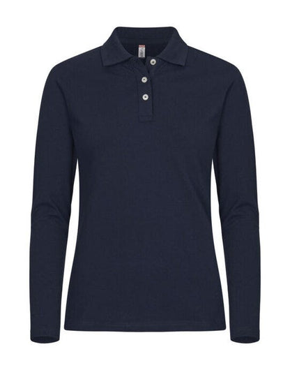 Clique Stretch Premium Polo L/S Women Cq028263