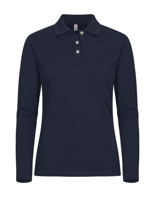 Clique Stretch Premium Polo L/S Women Cq028263