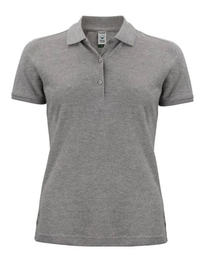 Clique - Ladies Classic OC Polo - Grey Melange - Customisable POLO SHIRTS