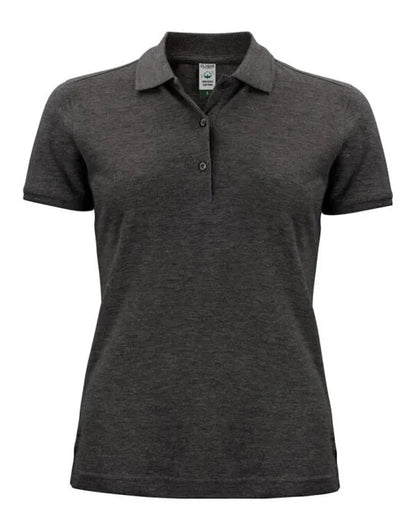 Clique - Ladies Classic OC Polo - Anthracite Melange - Customisable POLO SHIRTS