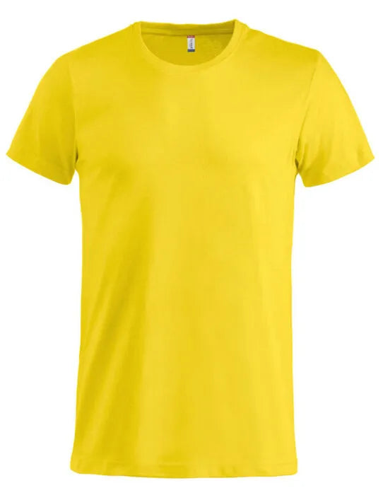 Clique - Basic T - Lemon - Customisable T-Shirt