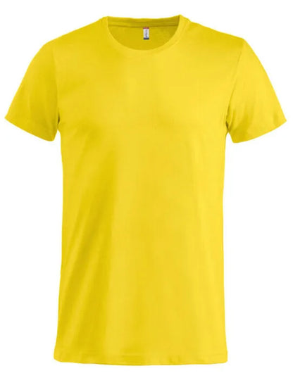 Clique - Basic T - Lemon - Customisable T-Shirt