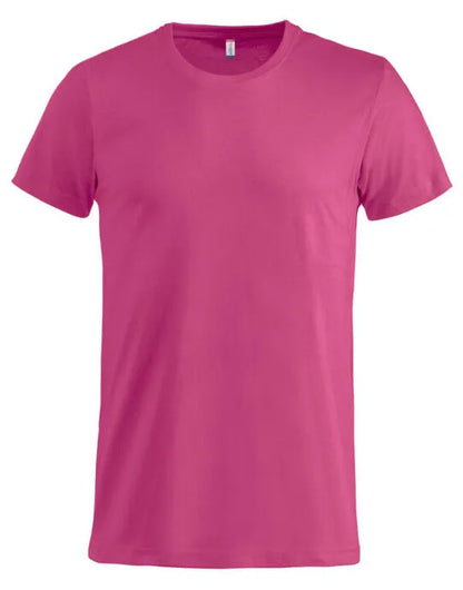 Clique - Basic T - Bright Cerise - Customisable T-Shirt