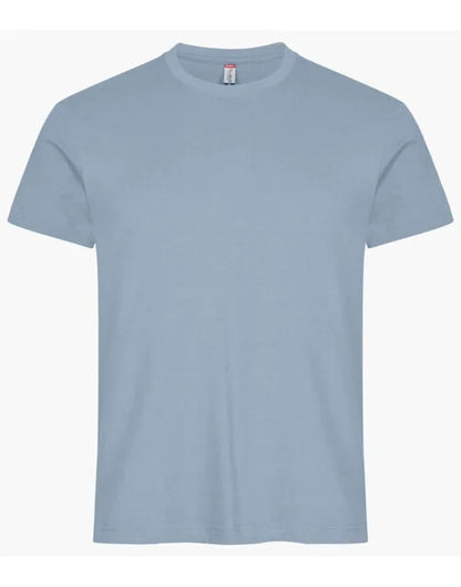 Clique - Basic T - Soft Blue - Customisable T-Shirt