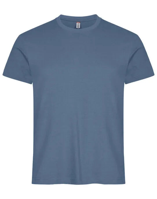 Clique - Basic T - Steel Blue - Customisable T-Shirt
