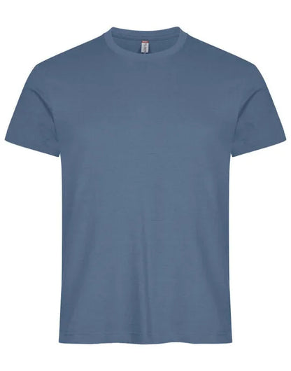 Clique - Basic T - Steel Blue - Customisable T-Shirt