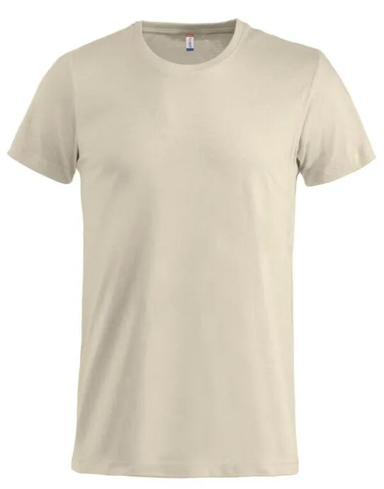 Clique - Basic T - Light Khaki - Customisable T-Shirt