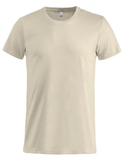 Clique - Basic T - Light Khaki - Customisable T-Shirt