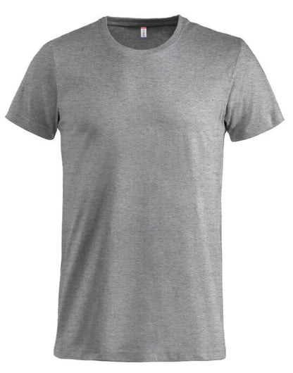 Clique - Basic T - Grey Melange - Customisable T-Shirt