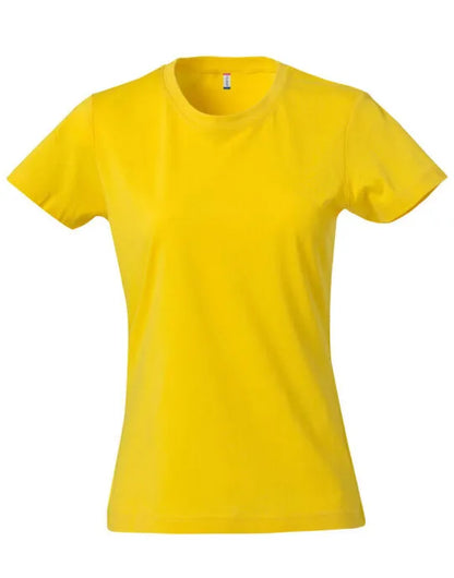 Clique - Ladies Basic T - Lemon - Customisable T-Shirt
