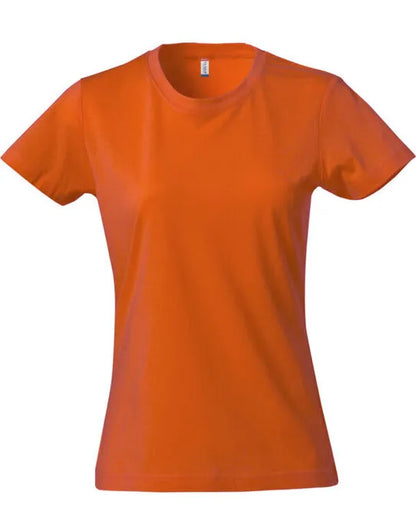Clique - Ladies Basic T - Blood Orange - Customisable T-Shirt