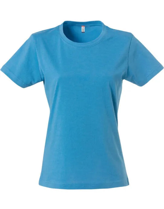Clique - Ladies Basic T - Turquoise - Customisable T-Shirt