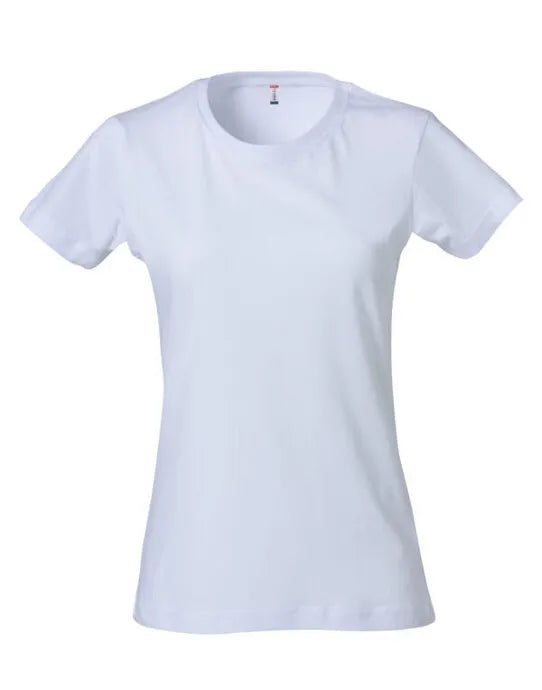 Clique - Ladies Basic T - White - Customisable T-Shirt