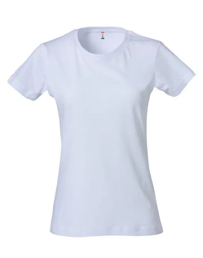 Clique - Ladies Basic T - White - Customisable T-Shirt