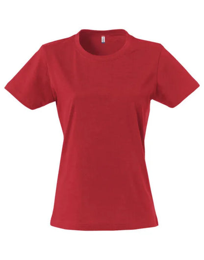 Clique - Ladies Basic T - Red - Customisable T-Shirt