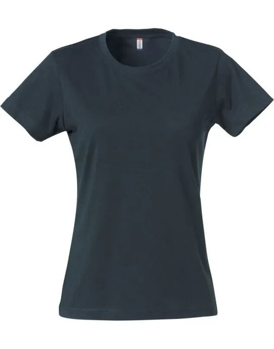 Clique - Ladies Basic T - Dark Navy - Customisable T-Shirt
