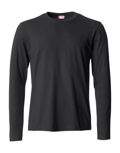Clique - Basic Long Sleeve T - Black - Customisable T-Shirt