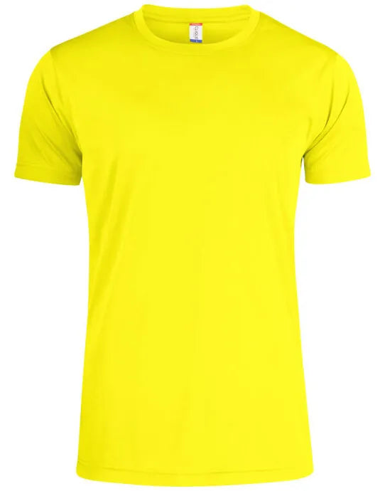 Clique - Basic Active-T - Visibility Yellow - Customisable T-Shirt