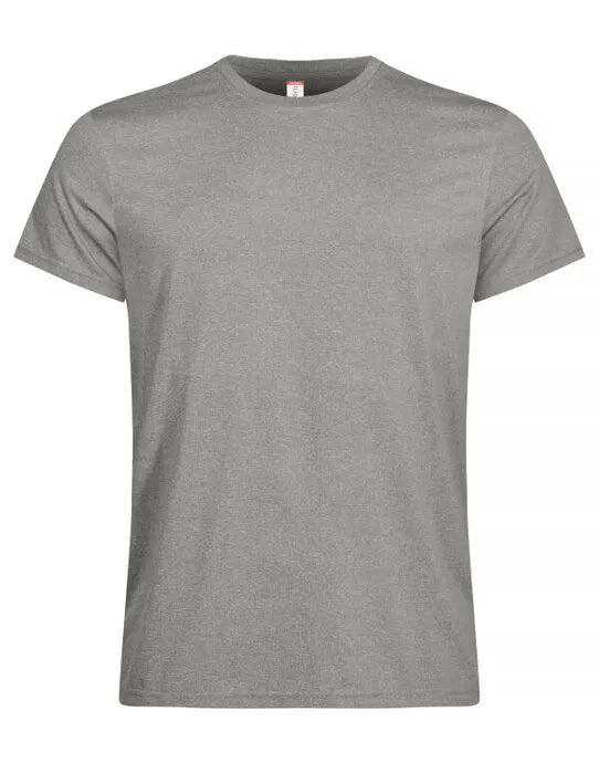 Clique - Basic Active-T - Grey Melange - Customisable T-Shirt