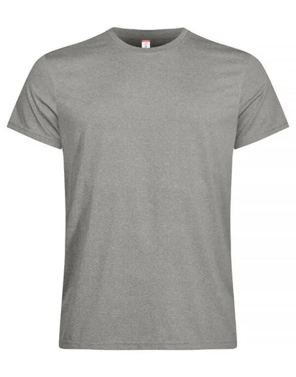 Clique - Basic Active-T - Grey Melange - Customisable T-Shirt