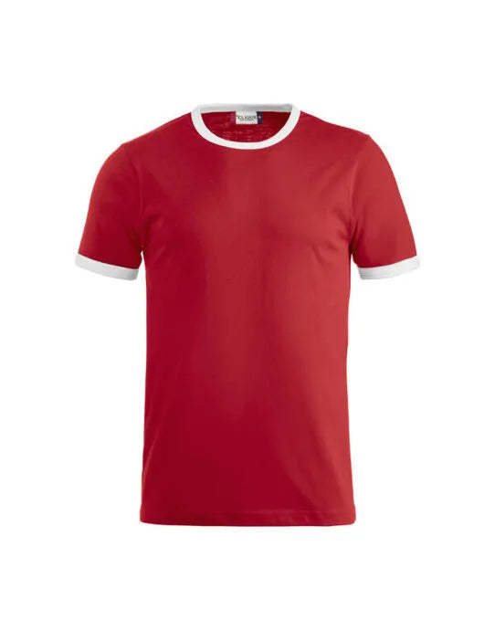 Clique - Nome T-shirt - Red White - Customisable T-Shirt