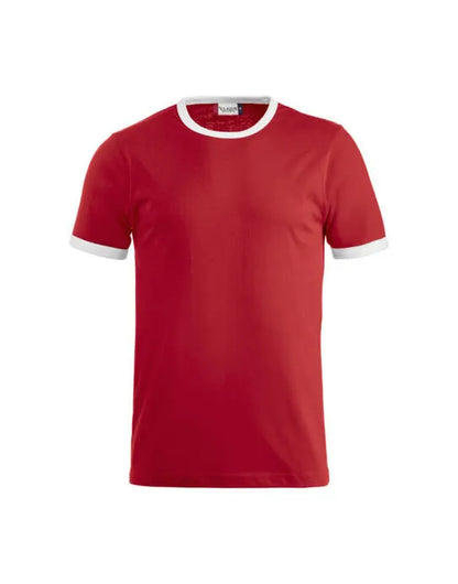 Clique - Nome T-shirt - Red White - Customisable T-Shirt