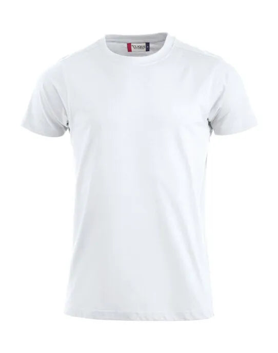 Clique - Premium-T - White - Customisable T-Shirt