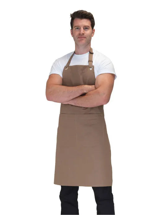 Denny Joseph Alan Canvas Bib Apron With Pocket dp114