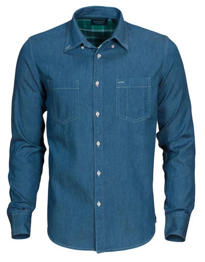 James Harvest Jupiter Denim Look Shirt HAR2113035