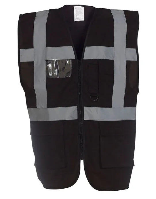 Yoko Hi-Vis Executive Waistcoat HVW801