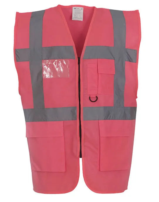 Yoko Hi-Vis Executive Waistcoat HVW801