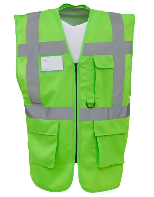 Yoko Hi-Vis Executive Waistcoat HVW801