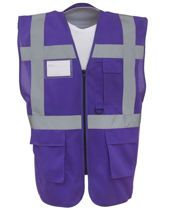 Yoko Hi-Vis Executive Waistcoat HVW801