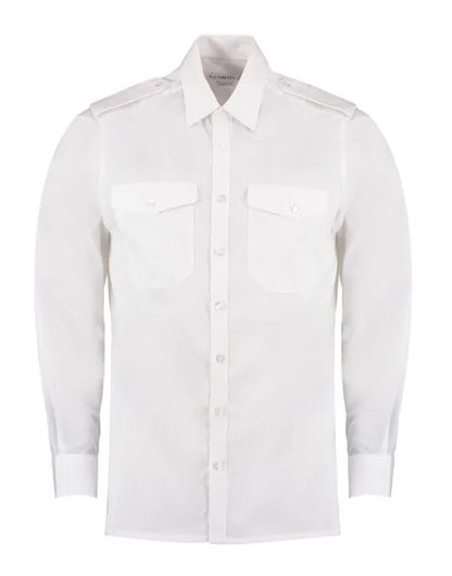 Kustom Kit Tailored Fit LS Pilot Shirt KK134