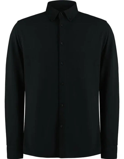 Kustom Kit Mens LS Superwash Pique Shirt KK143