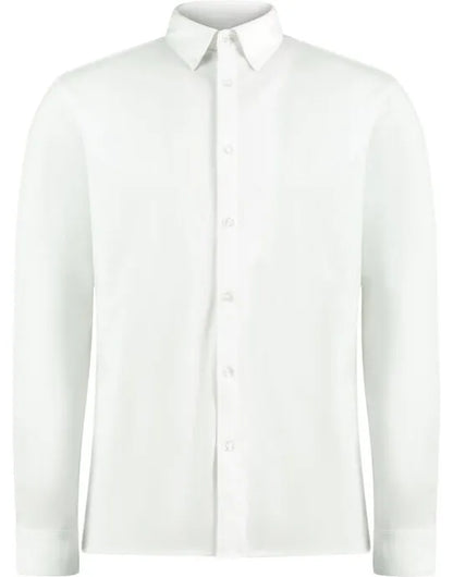 Kustom Kit Mens LS Superwash Pique Shirt KK143