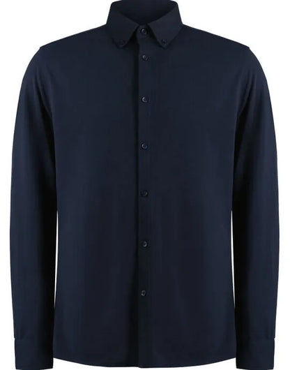Kustom Kit Mens LS Superwash Pique Shirt KK143