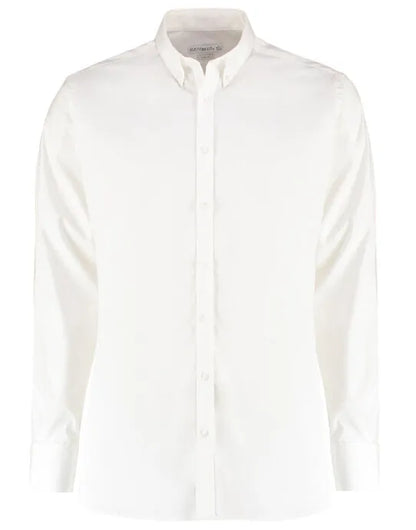 Kustom Kit Mens LS Stretch Oxford Shirt KK182